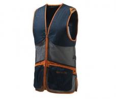 Beretta Full Mesh Shooting Vest Blue Total Eclipse/Gray XSmall - GT671T15530560XS