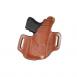 Aker Leather Nightguard Compact Tan Plain Left Handed Holster for Glock 19 with SureFire XC1 - H147CTPL-GL19X1