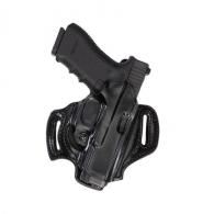 Aker Leather FlatSider XR13 Black Please Left Handed Holster for H&K USP45C - H168ABPL-HK45C