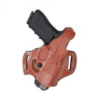 Aker Leather FlatSider XR12 Tan Plain Left Handed Holster for H&K USP45C - H168TPL-HK45C