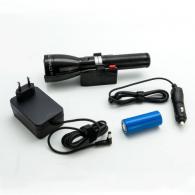 ML150LRS Flashlight, LiFePO4 Battery, Charging Cradle, 12v Car Adapter, 230 - ML150LRS-4019