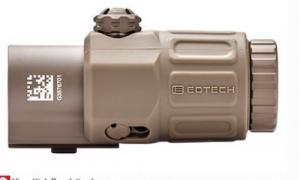 EOTech, G33 Magnifier, 3X, No Mount, Matte Finish, Tan - G33.NMTAN