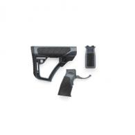Daniel Defense Enhanced Furniture Set Buttstock, Pistol Grip, & M-LOK Vertical Foregrip, Tornado Gray - 28-088-12065-012