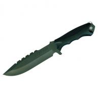 Schrade Fixed 6.5 in Gray Blade Rubber Handle - SCHF27