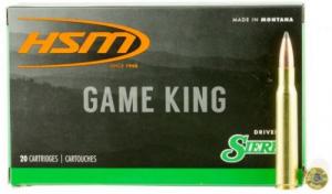 HSM Game King Rifle Ammunition 300 WSM Sierra Spitzer BT 180 gr. 20 rd. - HSM-300WSM-41-N