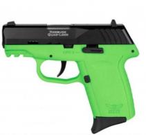 9mm Black Slide LIME Grip - CPX2CBLGG3