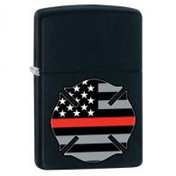 Zippo Flag Red Line Design Lighter - 29553