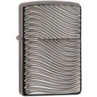 Zippo Armor Black Ice Deep Carve Sleek Design Lighter - 29234