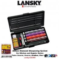 Lansky 4-Stone Deluxe Diamond Sharpening System - LKDMD