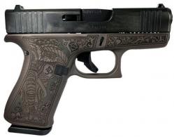 GLOCK 43X 9MM-Elephant Engraving Vortex Bronze