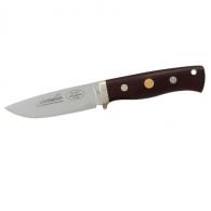 Fallkniven F1L Fixed Blade 3.9 in Satin Blade Maroon Micarta - F1L3Gmm