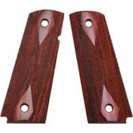 Kimber Rosewood Double Diamond Grips Fits Custom & Pro 1911 Models - 1000055A