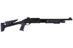 Dickinson Tac-4 Tactical 12ga Shotgun 18.5 Barrel, Ghost Ring Sights, 5+1