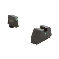 Ameriglo 3XL Tall Green Tritium White Outline Front Tritium Dot Rear For Glock - GL-193