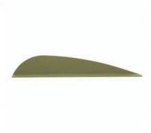 Arizona Archery Enterprise Elite Plastifletch Vanes OD Green 2.875 in. 100 pk. - EPA26ODG100