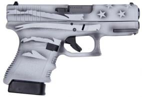 Glock 30SF Short Frame .45 ACP 3.78" Black/White Cerakote Flag Finish 9+1 - PF3050204BWFLAG