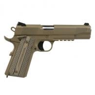 Tisas 1911 Duty Raider 9mm 5" FDE Cerakote Finish w/Rail, G10 Grips, 9+1 - 10100549