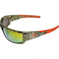 Crossfire Cipher Premium Shooting Glasses Camo/Gold Mirror