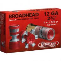 DDupleks Broadhead Dupo 28 Slugs Red 12 ga. 2 3/4 in. 1 oz. 5 rd. - 12D28