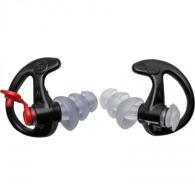 SureFire Triple Flanged Filtered Earplugs Small 25 Pr Black - EP4-BK-SPR-BULK