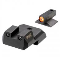 Night Fision Night Sight Set for 1911 Orange Black Rings - 1911-325-003-OG