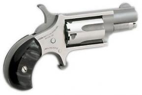 North American Arms Mini .22 LR Revolver, 1 1/8", Stainless Steel, Black Pearl - NAA22LRGPB