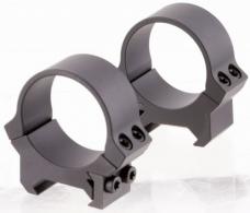 Leupold PRW Ring Set 30mm Diam Low Steel Black Matte
