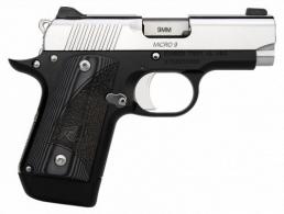 Kimber Micro 9 9MM Black Diamond Black/Chrome - 3300239