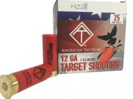 ATI 12 GA Target Load 2.75 inch Shotgun Shells - #7.5 | 1 oz. | 1180 fps | 1 Case (10 boxes/250rds)