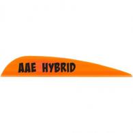 AAE Hybrid 23 Vanes Fire Orange 50 pk. - HY23FO50