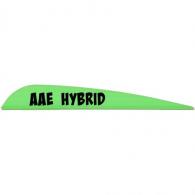 AAE Hybrid 40 Vanes Bright Green 50 pk. - HY40BG50