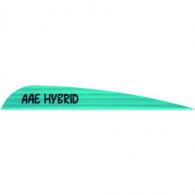 AAE Hybrid 40 Vanes Teal 50 pk. - HY40TL50