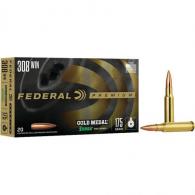 Main product image for Federal Gold Medal Rifle Ammo 308 Win. 175 gr. Sierra Matchking BTHP 20 rd.