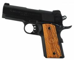 American Classic ACA45B 1911 Amigo 45 ACP 3.50" 7+1 Blued Blued Steel Slide Hardwood Grip