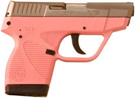 Taurus 732 TCP .32 ACP  3.3" Pink Frame, Stainless