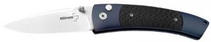 Boker Plus Plus Titanium Blues Straight Point Blade - 01BO025