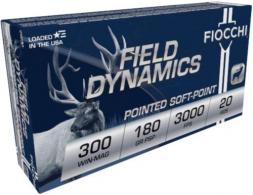 Fiocchi Rifle Shooting Dynamics 300 Winchester Magnum PSP In