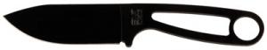 Columbia River Spear Point Knife w/Black Powder Coated Blade