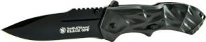 Smith & Wesson Knives Black Ops Black