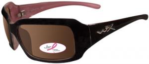 Wileyx Eyewear SSLAC04 LACEY Safety Glasses Cotton Candy Frame/Polarized Bronze