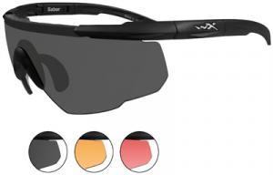 Wiley X Eyewear 309 Saber Advanced Safety Glasses Matte Black