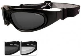Wileyx Eyewear SG-1 Safety Glasses Matte Black/Smoke,Clea