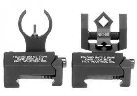 Troy BattleSight Micro Set M4 Front, Dioptic Rear AR 15 Sights