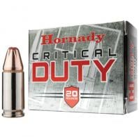 Hornady Critical Duty FlexLock 40 S&W Ammo 20 Round Box - 91376