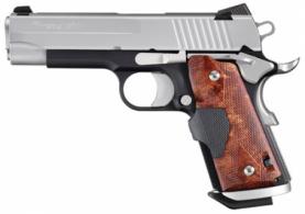 Sig Sauer 1911 Laser 45 ACP 4.25" 6+1 Wood Grip 2Tone