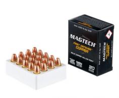 Magtech First Defense 9mm Luger 92.6 GR Solid Copper Hollow Point 20 Bx/ - FDJ9A