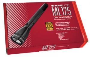 MagLite4 D Cell Black Aluminum Flashlight w/LED Bulb