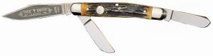 Boker Folder Knife w/Clip/Spey/Sheepfoot Blade - 4474
