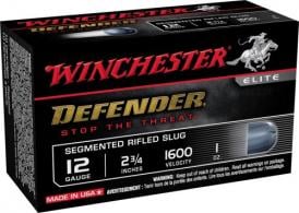 Winchester PDX1 Defender Segmented Lead Rifled Slug 12 Gauge Ammo 2.75" 10 Round Box