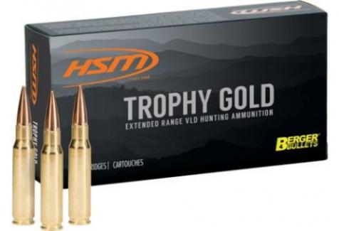 HSM Trophy Gold .30-06 Springfield Boat Tail Hollow Point 168 - BER3006168VL